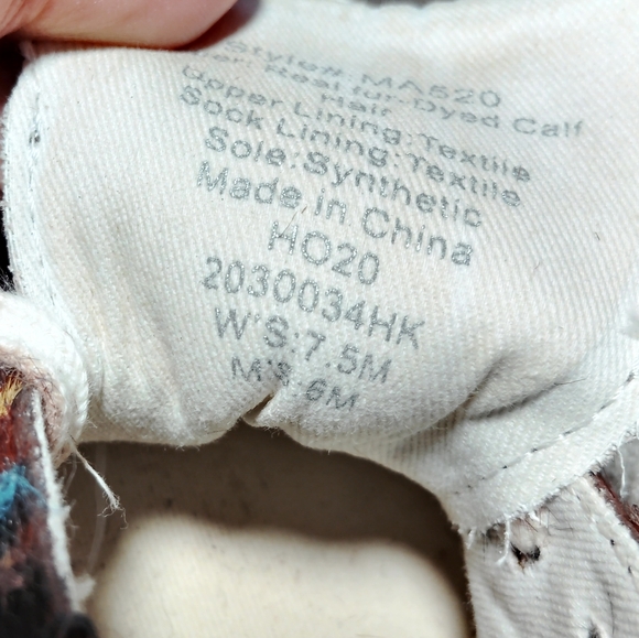 Madewell Womens Sz 7.5 Sidewalk Low-Top Sneakers leopard painted Calf Hair - Picture 7 of 7